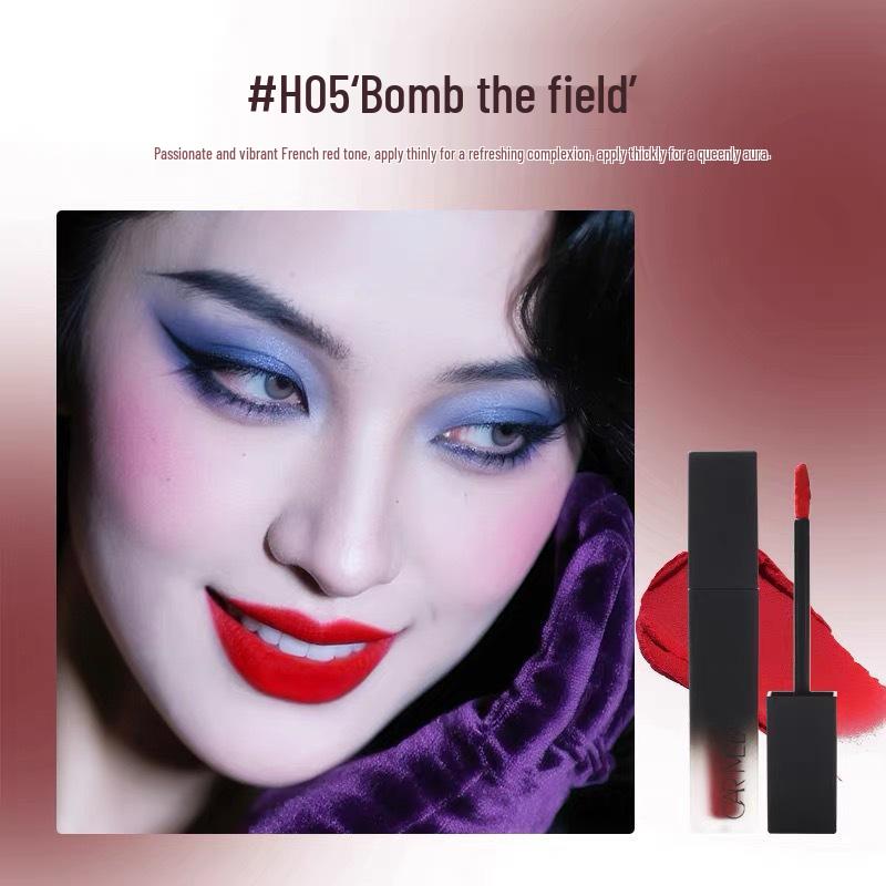 Carmela Lipstick: Renaissance Lip Mud - Dark Style Essential In Black, Brown, Super White.