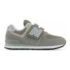 New Balance NB 574 Comfortable Abrasion Resistant Low top Kids Lifestyle Shoes Gray Kids' PV574EVG
