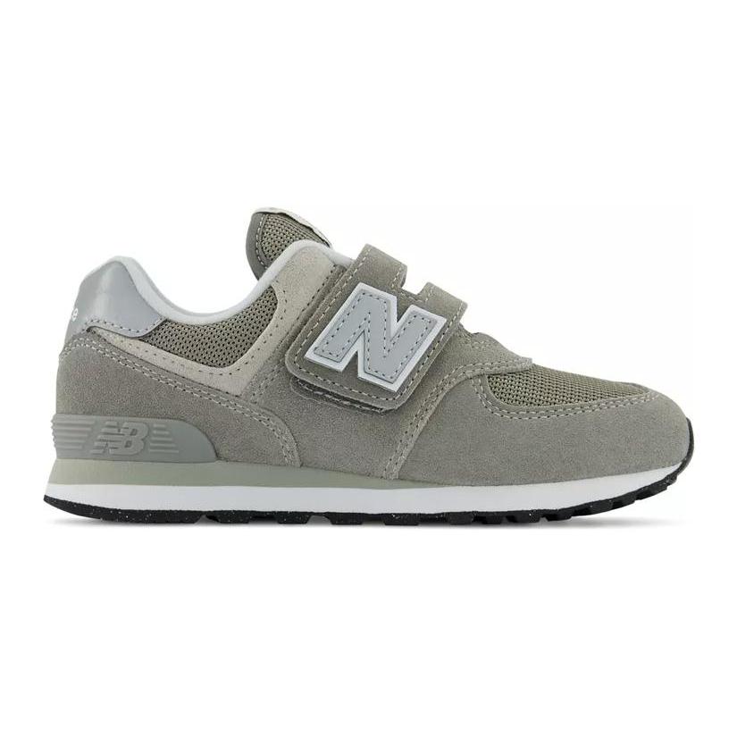 New Balance NB 574 Comfortable Abrasion Resistant Low top Kids Lifestyle Shoes Gray Kids' PV574EVG