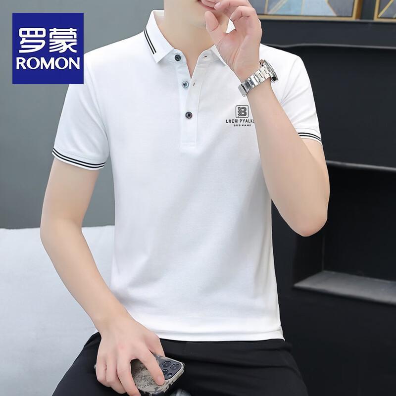 ROMON Men s Short Sleeve Polo T-Shirt XL