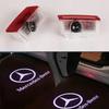 LCD1  2pcs Led Car Door Welcome Light For Mercedes Benz W205 W176 W246 W242 GLA W212 AMG E A B C ML Class Laser Projector Lamp