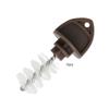 15Pcs Brown Home Beer Faucet Tap Protective Brush Cap Plug Cover Beer Production Accessory
