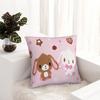 Cute Sugarbunnies Square Pillow Cases Sugar Rabbit Cushion Covers Awesome Decor Pillowcover for Car 45*45cm