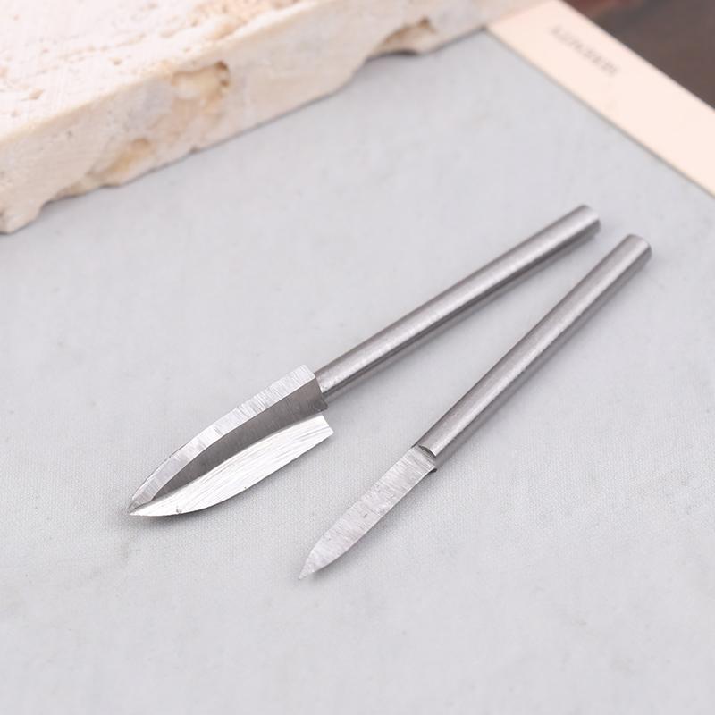 5/6 Pcs Hss Wood Carving Bit Set For Rotary Tools Precision Engraving Wood Carving, Root Carving, And Nuclear Carving