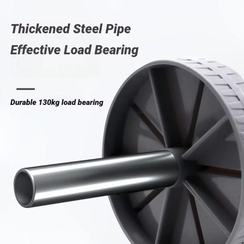 Strong Load Bearing Abdominal Workout Roller Single Wheel Non-slip AB Roller Thicken No Noise Abdominal Exercise Wheel