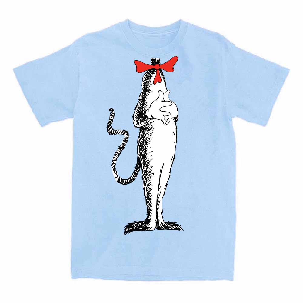 Cat in The Hat Manga Printing Tshirts Short Sleeve Loose Cotton T-shirt Funny Cartoon Meme Graphic T Shirt Unisex Tees