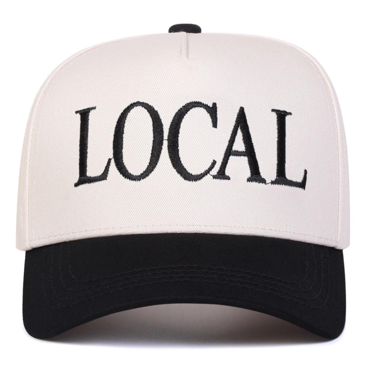 

Unisex Local Letter Embroidery Baseball Caps Spring Autumn Outdoor Adjustable Casual Hats Sunscreen Hat Sports Cap