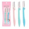 Eyebrow Razors, Facial Beauty Groomer Facial Razor 3pcs/ Set