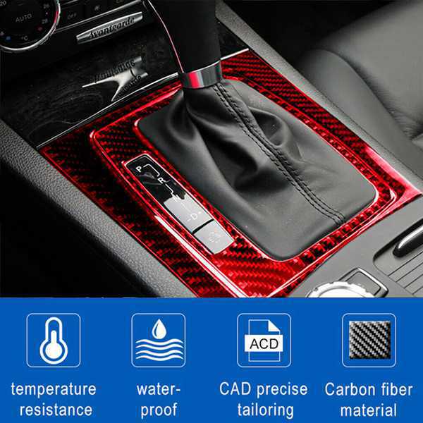 Mercedes W204 C-Class 07-13 Gear Shift Panel Decorative Sticker