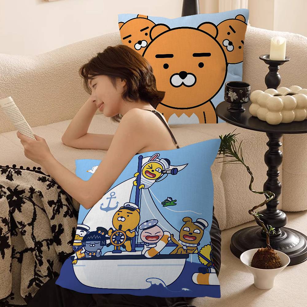 K-KAKAOS FRIENDS Cushion Cover Decorative Pillow Sofa Home Decor case pillow cases