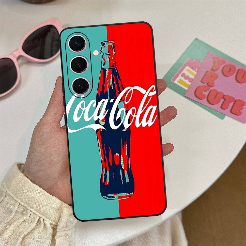 C-CocaS-Mode Cola Handyhülle Für Samsung S 24 Fe 25 Ultra Plus 20 Lite 21 30 22 23 24 22 Ultra 5G Fundas
