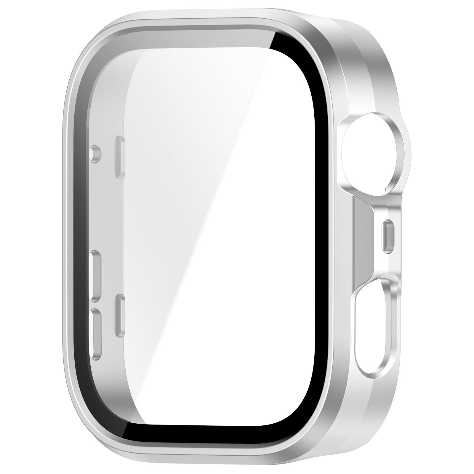 

PC+Glass Protective Case For Huawei Watch Fit 4/Fit4 Pro Full Screen Protector Shell Frame Cover For Huawei Fit4 Pro срібний