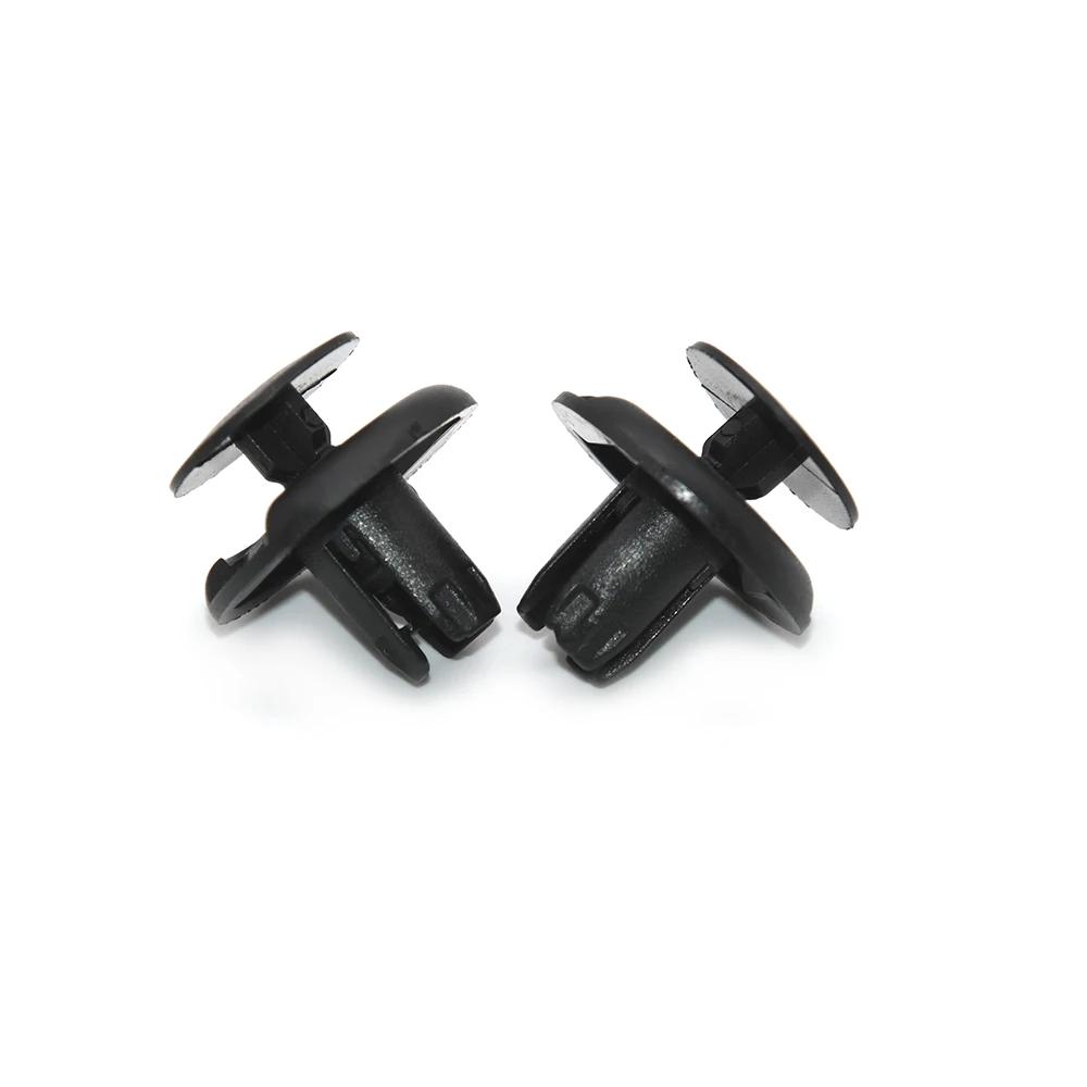 8mm Universal Car Plastic Fastener Rivets Bumper Door Panel Fender Trim Clips Retainer Screw Rivet Clamp For Nissan Honda Toyota