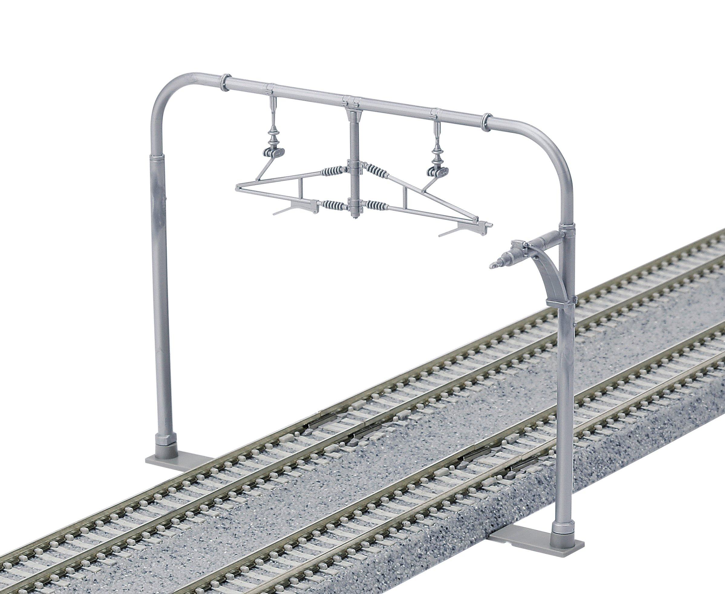 KATO N gauge double track wide arch overhead line 10 model railway supplies poles, pieces, 23-062,