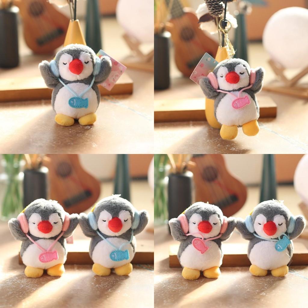Stuffed Adorable Penguin Toy Plush Keychain Backpack Accessory Gift Kids