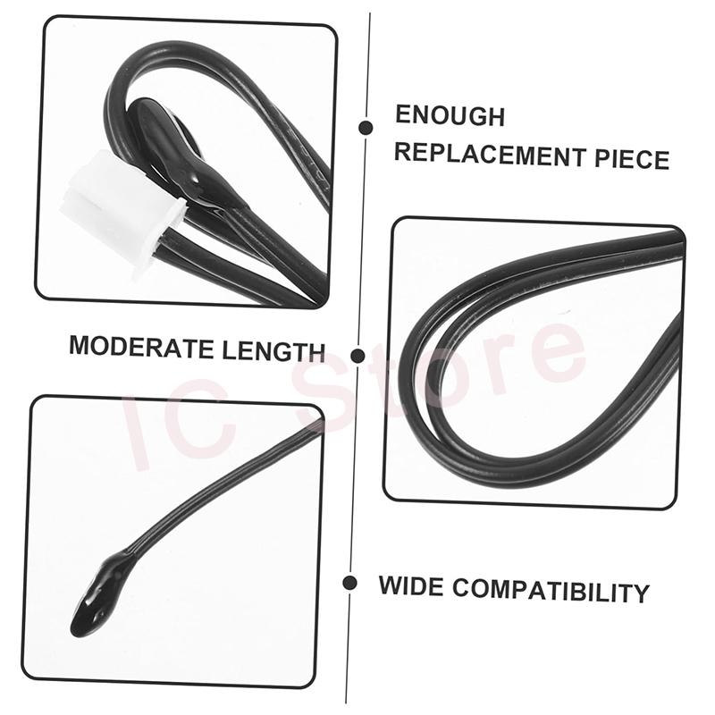 100PCS Universal Air Conditioning Temperature Sensor Rubber Copper Head 5k 10K 15k 20K 25K 50K NTC Temperature Sensor Thermistor
