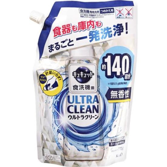 

Kao CuCute Ultra Clean Unscented Refill for Dishwasher 770g