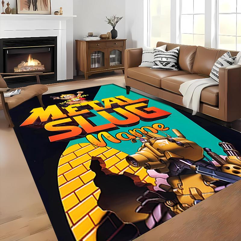 Custom Personalization Metal Slug Area Rug - Perfect For Kitchen, Bathroom,Laundry Room Decor Large Size Available,Gift All Seasons