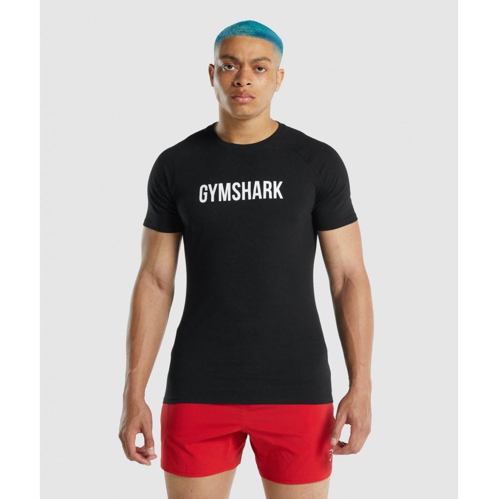 

Gymshark Футболка Apollo черная A1a3b Bbbb 3XL
