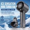USB Rechargeable Handheld Fan Ice Cooling Outdoor Fan Summer Mini Fan