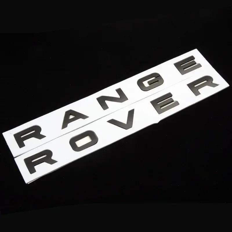 Lettere Logo 3D in ABS Emblema per Cofano Auto Adesivo per Cofano Per Range Rover Emblema L320 L322 L405 L494 Vouge Discovery Evoque Accessori