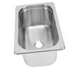 320 X 180 X 130mm RV Sink 304 Stainless Steel Versatile Square Kitchen Bathroom Wash Sink with 40mm Outlet for Caravan