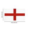 3x5 Ft St George Cross Flag Polyester Red Cross UK England Flag Vivid Color English National Flags Fade Resistant for Decoration