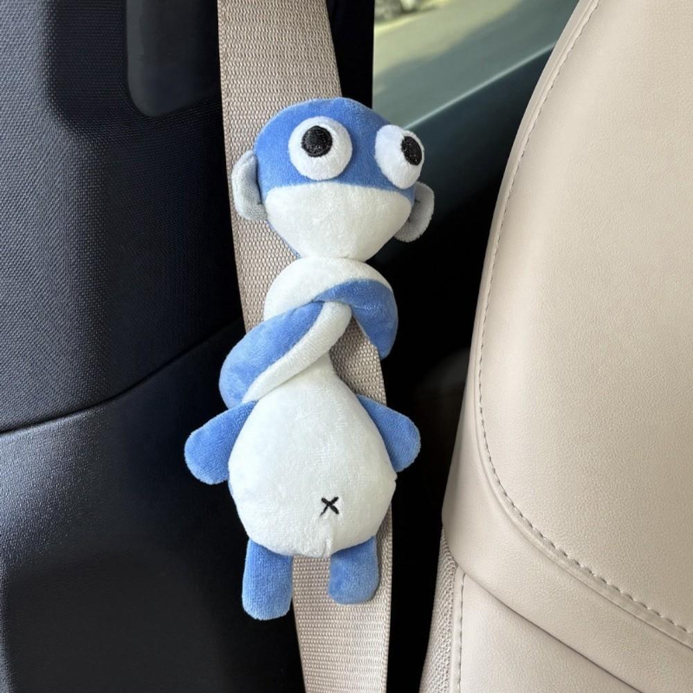Funny Design Long Neck Key Chain Cartoon Panda Cat Dog Bag Pendant Creative Gift Monkey Pink Pig Pendant Strap Accessory