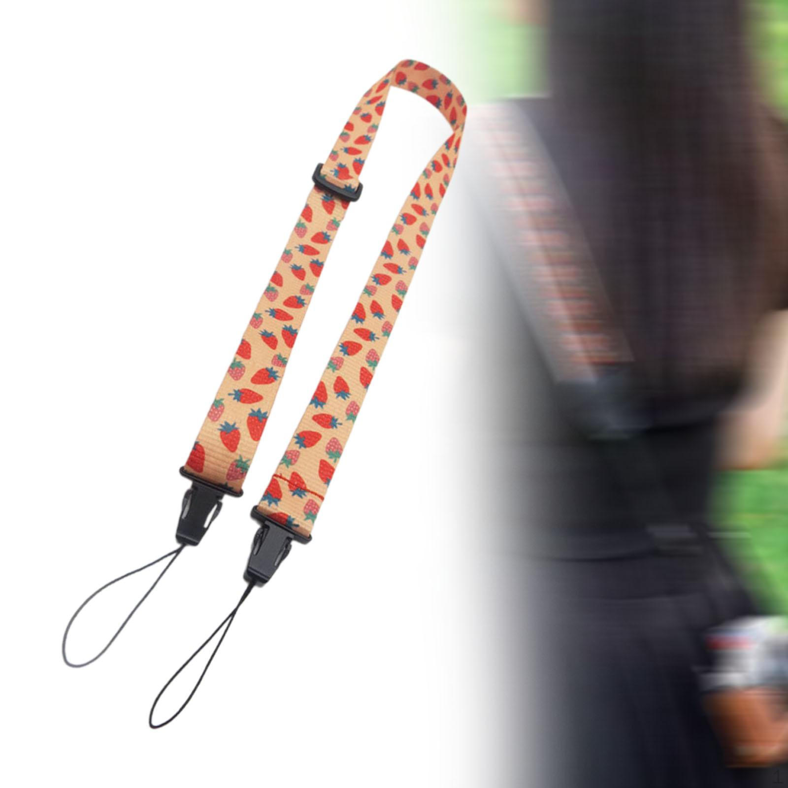 

Ремень для камеры детский портативный шейный ремень подвесной универсальный для держателя удостоверения личности имя оранжевый