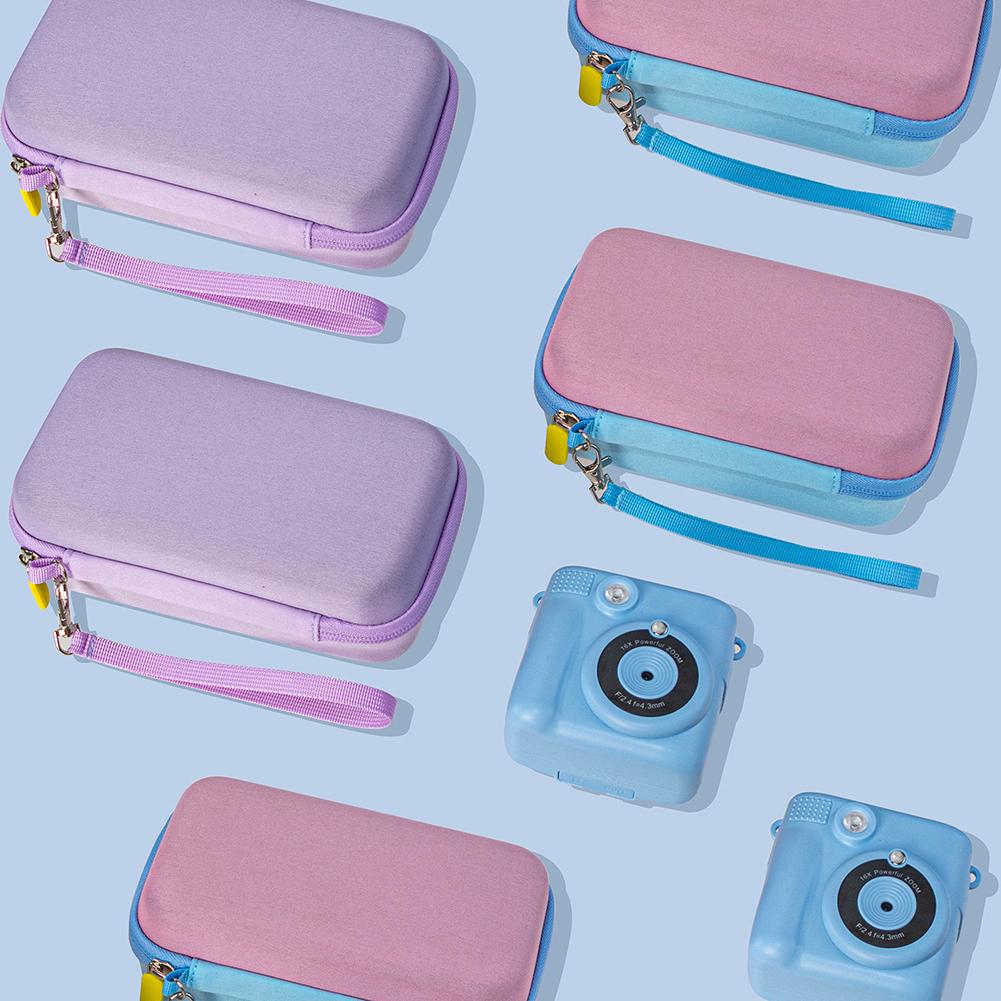 Kids Camera Case EVA Instant Print Camera Carrying Case Anti-Scratch Protective Travel Case Carrying Bag for Camera Accessories