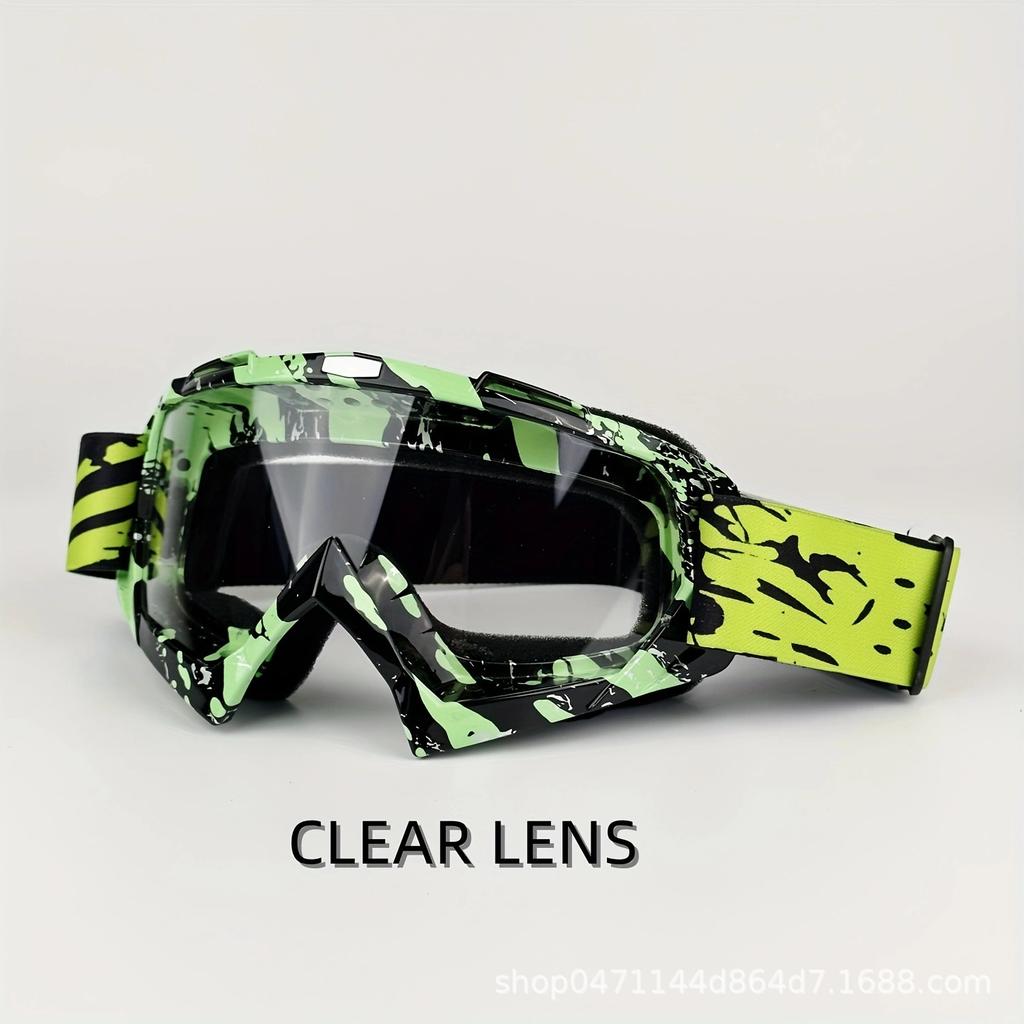 Goggles Riding Glasses Outdoor Motorcycle Off-Road Goggles ATV Men's and Women's Mountain Bike Bike Windshield Lenses