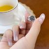 Iconic Cross Signet Ring,Europe Style Jewerly for Women Men New Vintage Gift in 925 Sterling Silver