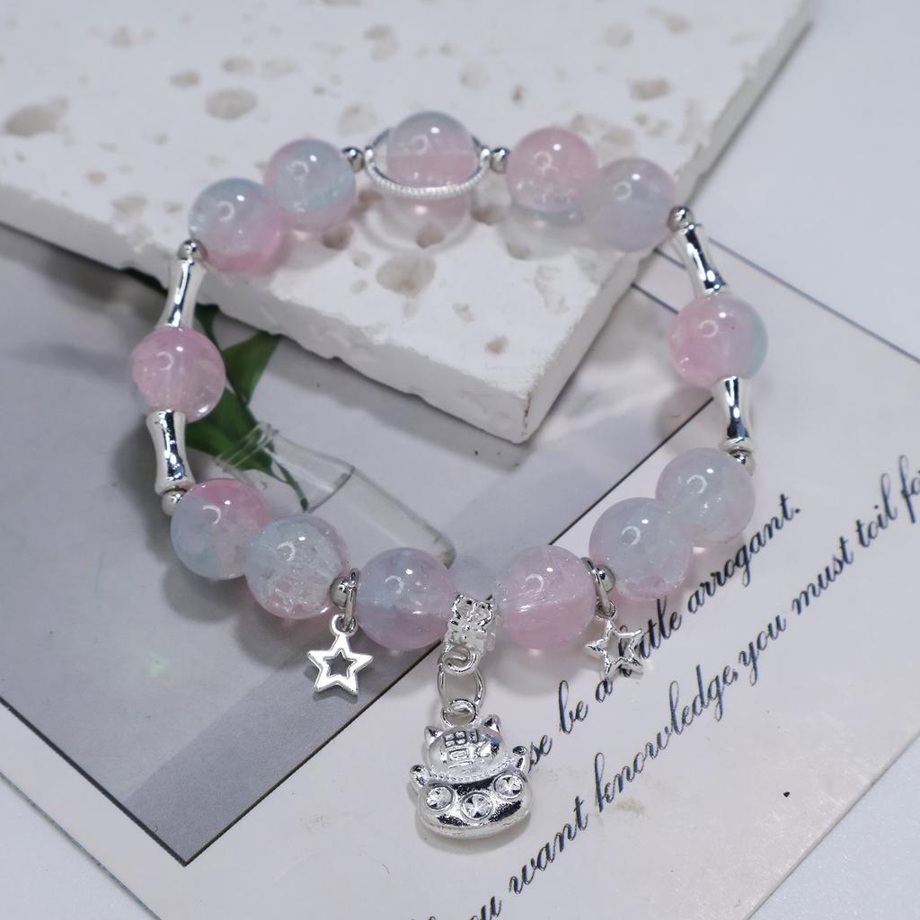 Mori Style Mermaid Crystal Bracelet – Versatile Niche Design for Women, Ideal for Students and Best Friends
