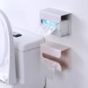 Wall Mounted Toilet Paper Holder Self-Adhesive Paper Shelf Home Supplies Tissue Box  Kitchen