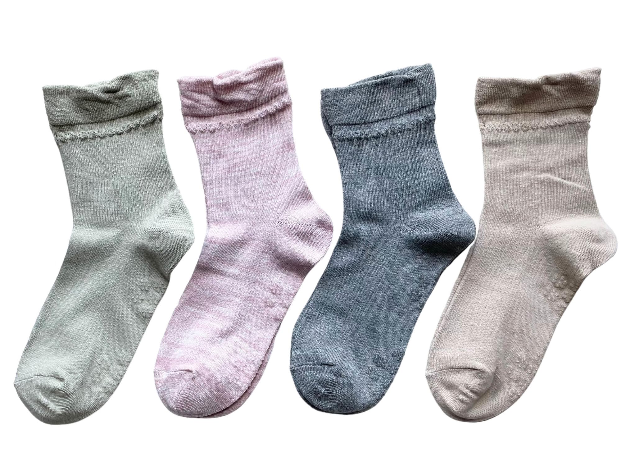 

Summer Elastic Loose Cotton Set E27 Women s Non-Slip Socks, 4-Pair Set, Thin, Socks, Non-Slip, Cuffs, Fit, Blend, 4-Pair (Colors Available)