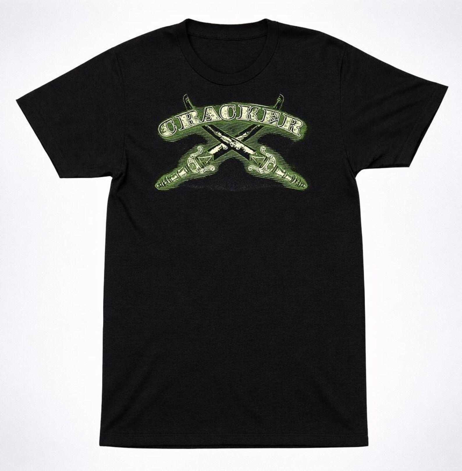 Cracker Crossed Pistols Shirt - 90s Alternative Americana Rock Tee S