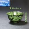 Real Jade Tea Cup Kung Fu Teaset Real Chinese Tibet Jades Medicine King Stone Health Cups Hand-carved Gongfu Teaware Drinkware