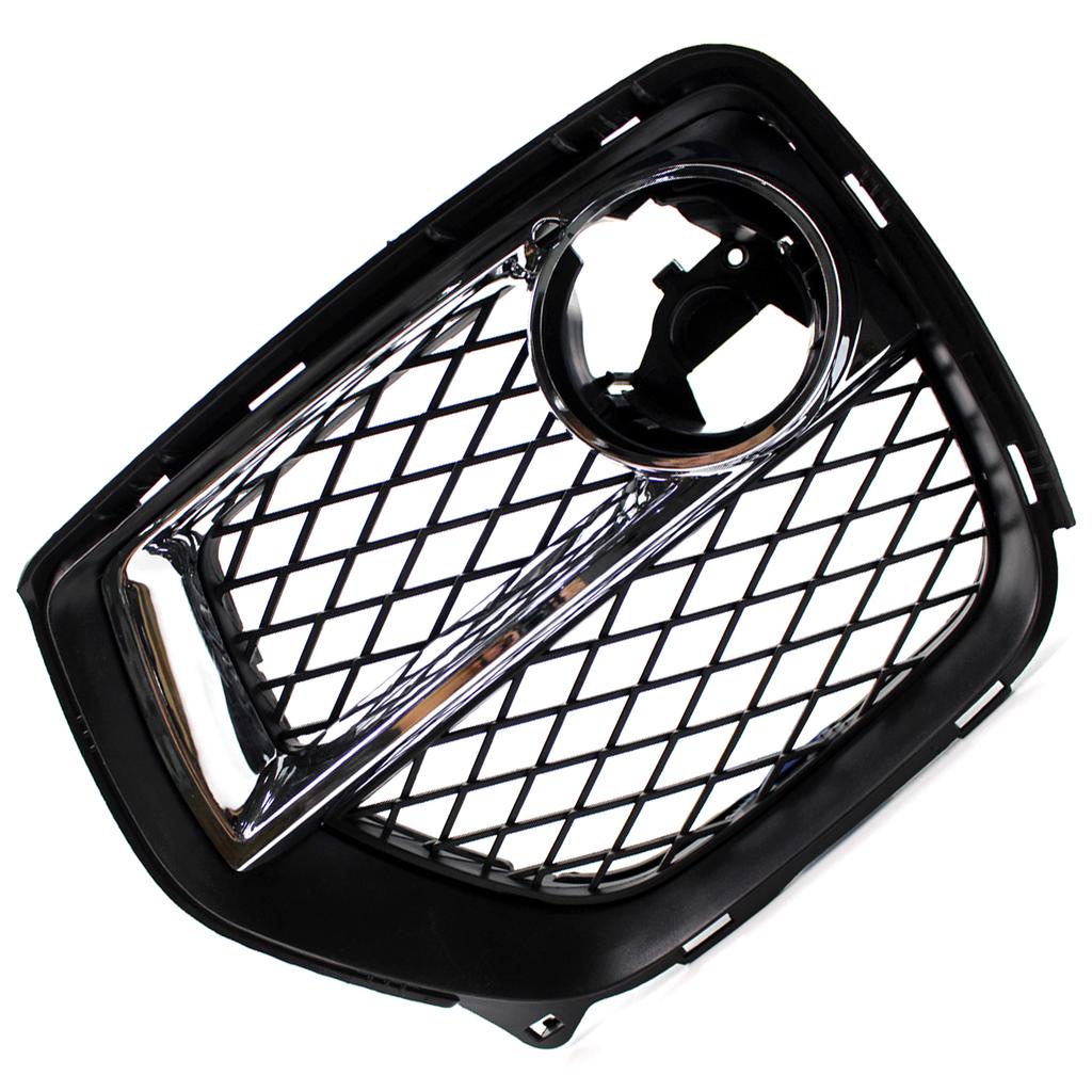 Left/Right Replacement Mesh Grille with Trim Intake Cover Front Bumper Fog Lamps Frame Grille 51117312605 Auto Accessory