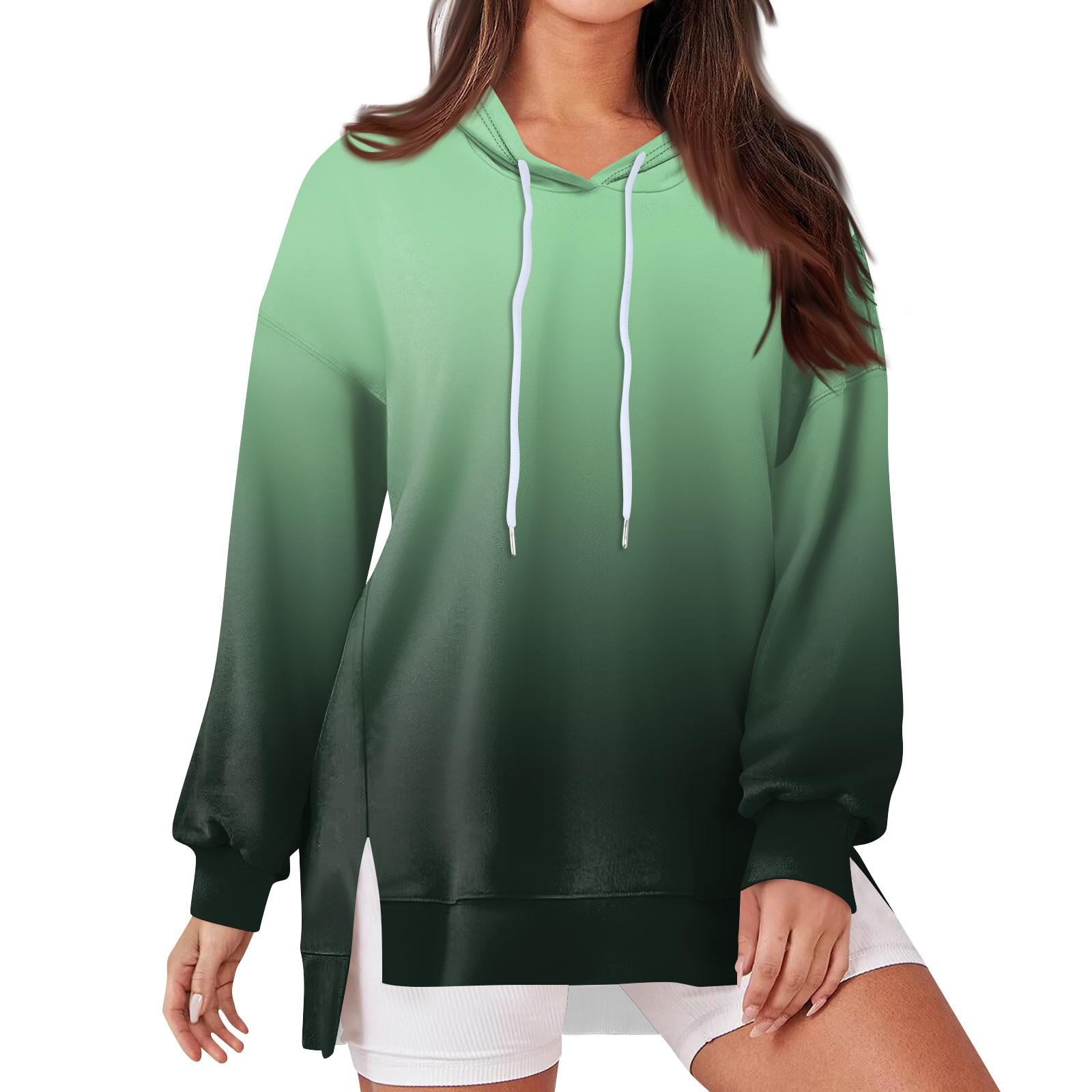 Женская модная повседневная толстовка с капюшоном — фото 5