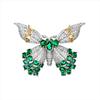 SUYU Fashionable And Flexible Butterfly Brooch With Micro Cubic Zirconium Oxide Brooch, Coat, Suit Accessory, Brooch