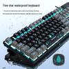 FOREV FV-Q8 Color-Block Backlit Wired Gaming Keyboard