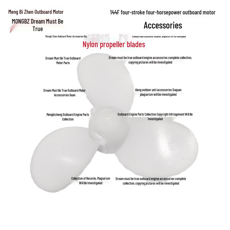 Four-Stroke 4HP Outboard Motor Parts: Propeller, Carburetor, Starter, Throttle Cable, Gearbox, Clutch, Cylinder