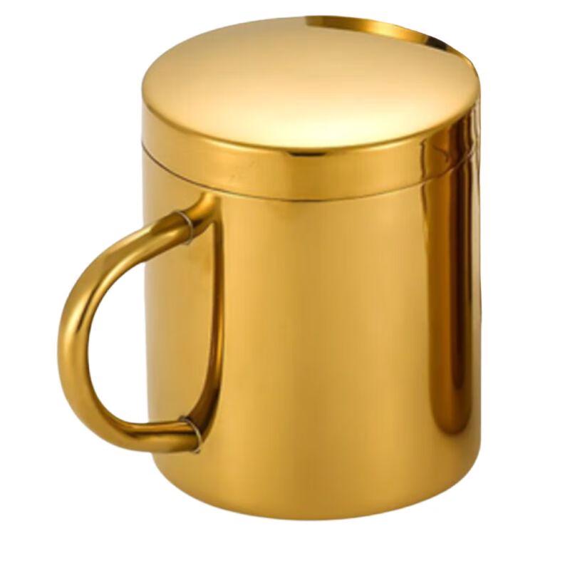

Huìhuáng 304 Stainless Steel Double Wall Mug with Handle