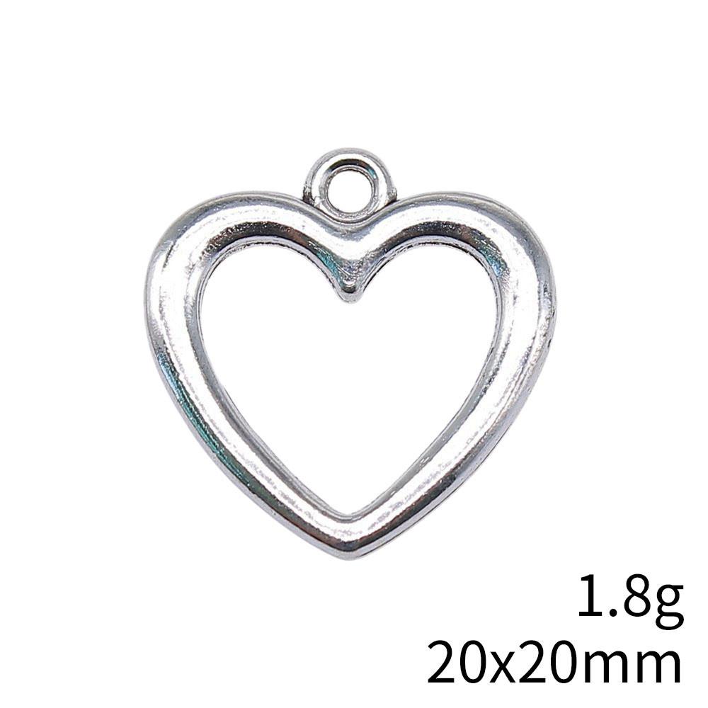 Back To School Charm Bracelet Hollow Peach Heart Charms Pendant Ornaments For Home Male Pendant