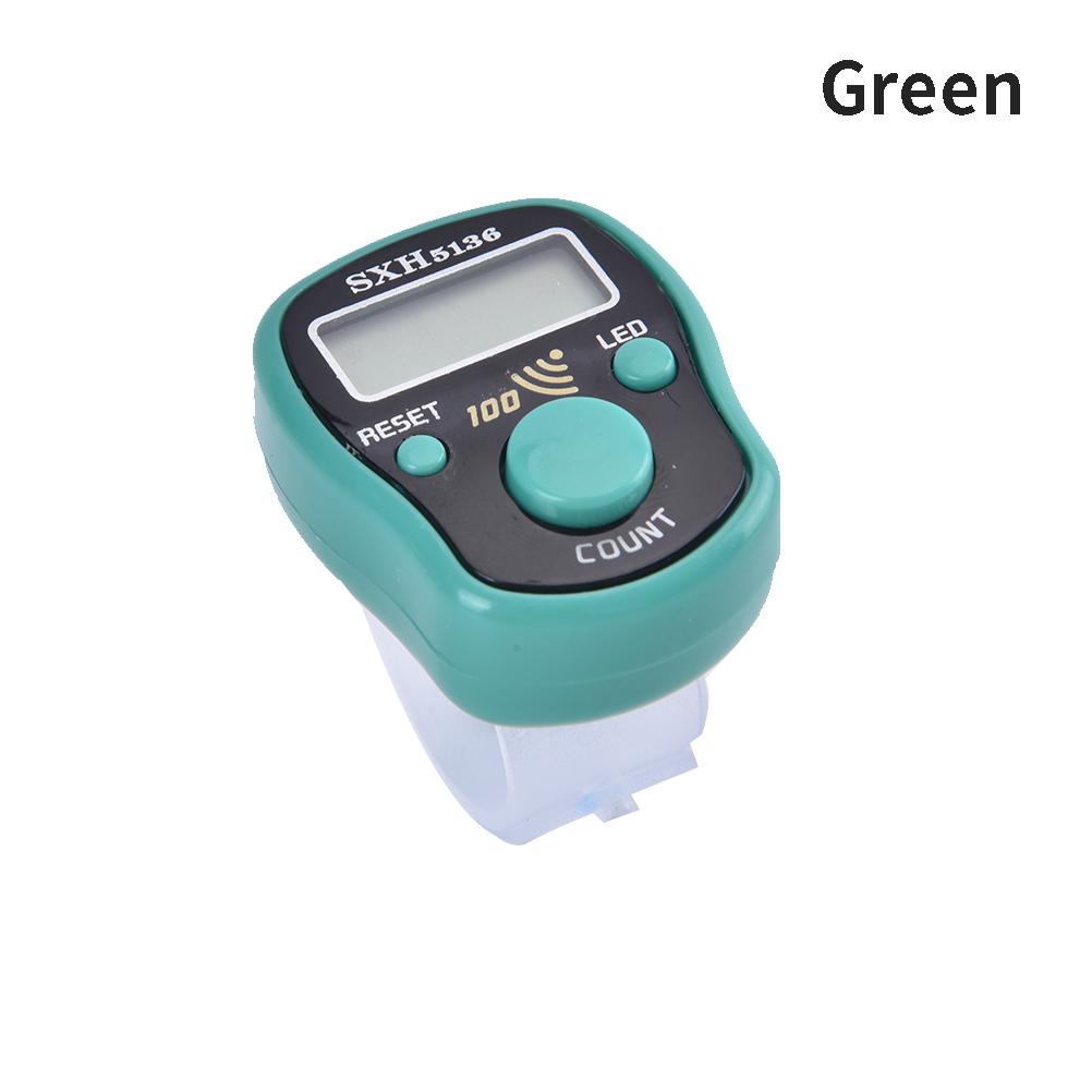 

Маркер стежка, ряд, счетчик пальцев, ЖК-электрический цифровой дисплей A зелёный