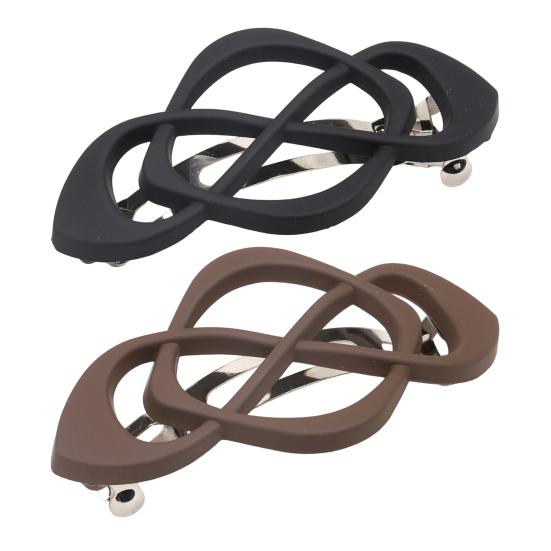 2Pcs Vintage Hair Barrettes French Style Hair Clips Women Girls