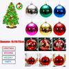 1 pz 150mm-250mm Pallina Decorazione Natalizia Ornamenti Albero di Natale Appendi Pallina Lucida per Casa Bar Festa Matrimonio Decorazione Xmas