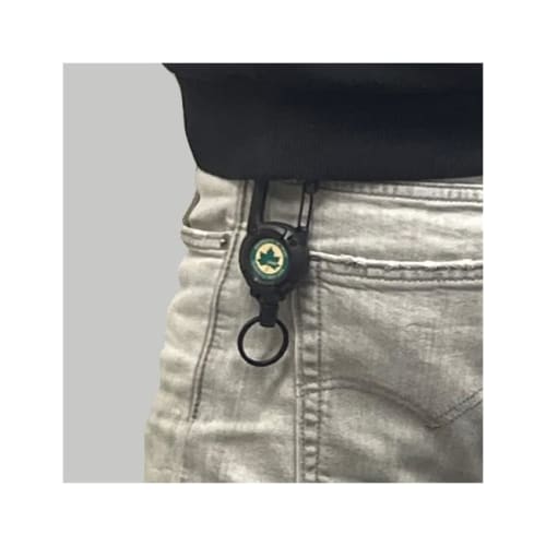 EVA & LOGOS Fashion Carabiner with Cord Reel