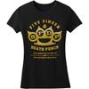Five Finger Death Punch Knuckles 2014 Tour Girls Jr Soft Tee Large Black