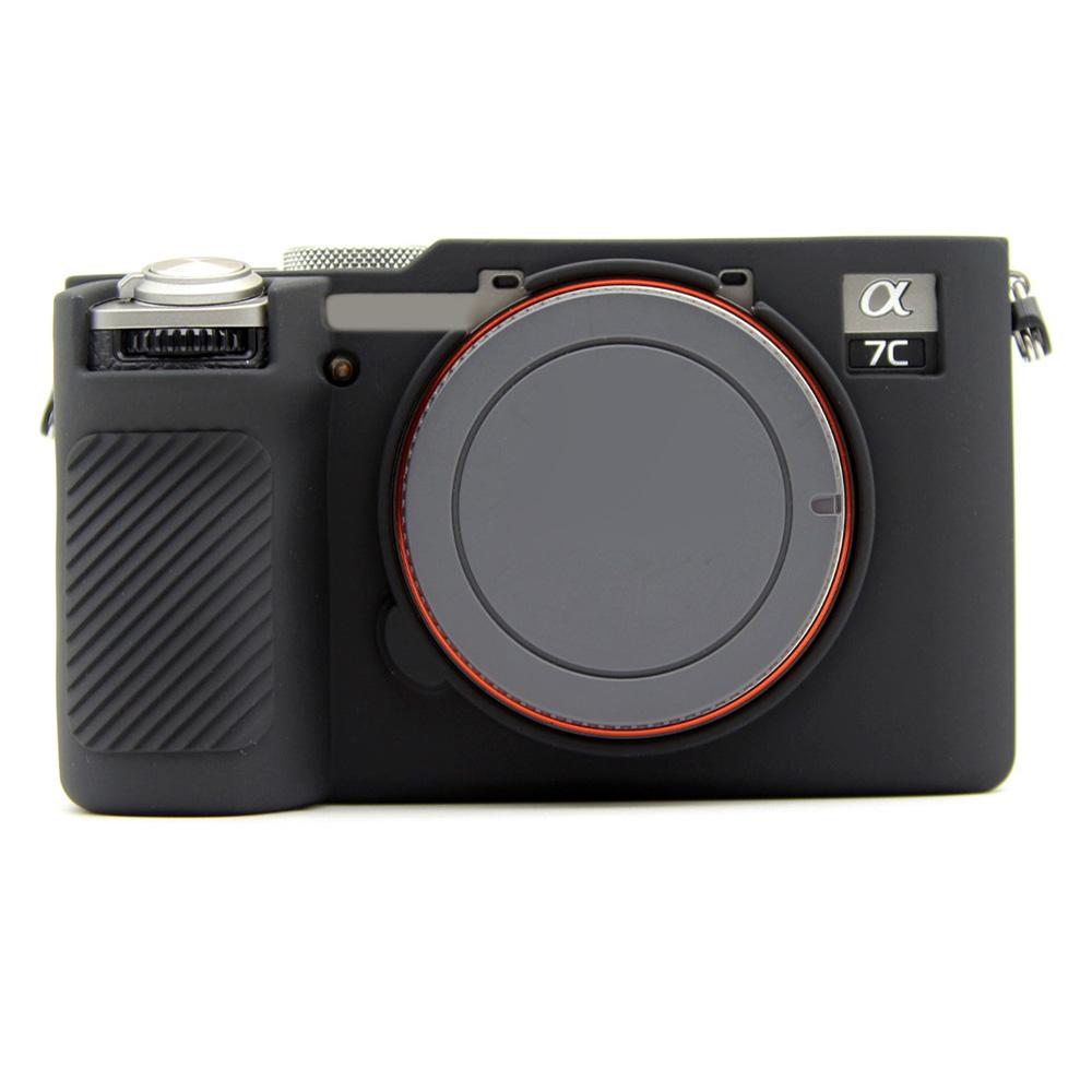

Для Sony A7CR/A7C II Противоскользящий силиконовый защитный чехол Пылезащитная крышка для камеры A